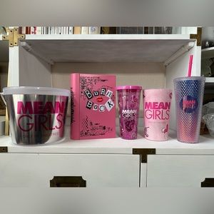 Mean Girls AMC Movie Theatre Merch Popcorn Bucket Fetch Cups Tumblers Burn Book